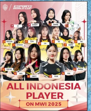 Para player putri Indonesia yang bertarung di MLBB Women's Invitational (MWI) 2025. [Instagram]